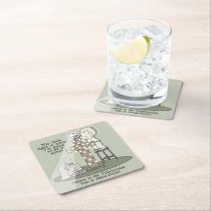 Light of Mine Square Paper Coaster