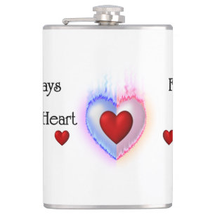 Light Of My Life 8oz Vinyl Wrapped Flask