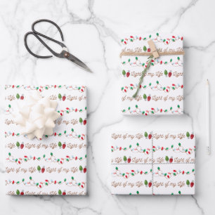 Light Of My Life Christmas Wrapping Paper Sheets