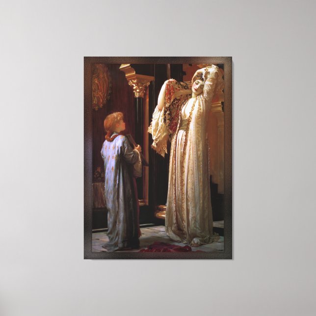 Light of the Harem by Lord Frederic Leighton Canvas Print (Front)