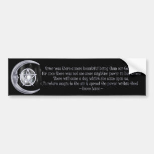 Light of the Moon WICCAN Bumber Bumper Sticker