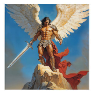 Light of the Seven Heavens Archangel Michael Acrylic Print