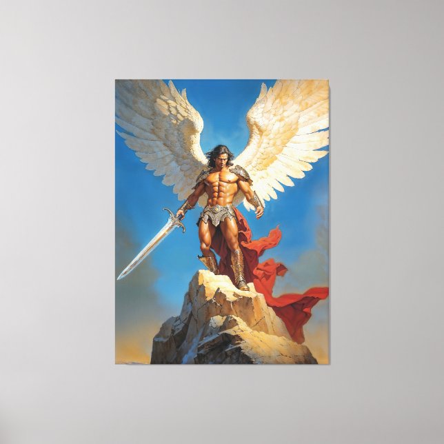 Light of the Seven Heavens Archangel Michael Canvas Print (Front)