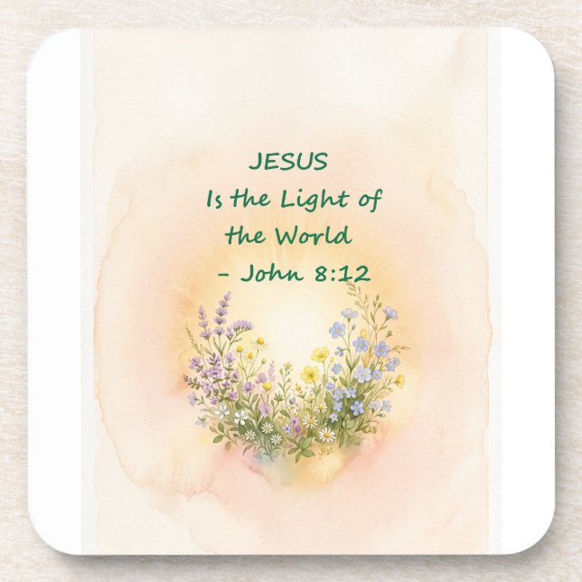 Light of the World Beverage Coaster (Front)