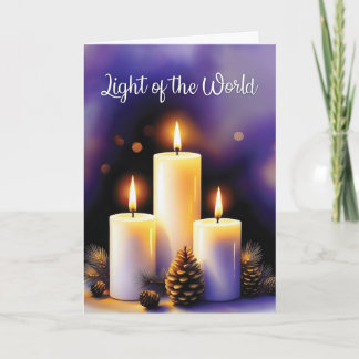 Light of the World Christmas Greeting Card
