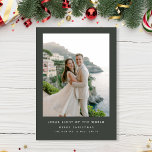 Light of the World Coastal Newlywed Photo Holiday Card<br><div class="desc">Celebrate your first Christmas as a married couple with this elegant faith-filled photo card featuring the message “Jesus Light of the World.” Captured against a breathtaking coastal view, this design blends romantic elegance with spiritual meaning. A beautiful way for newlyweds to share love, joy, and the light of Christ with...</div>