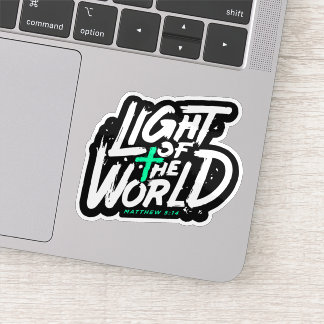 Light of the world matthew 5:14 sticker