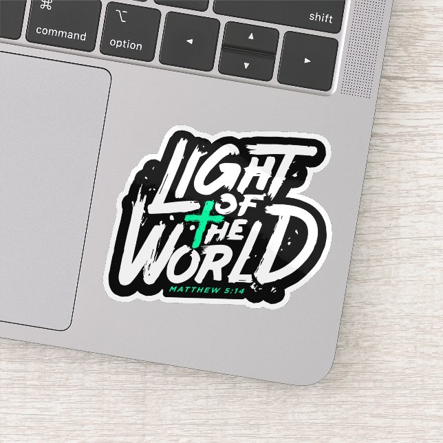 Light of the world matthew 5:14 sticker (Detail)