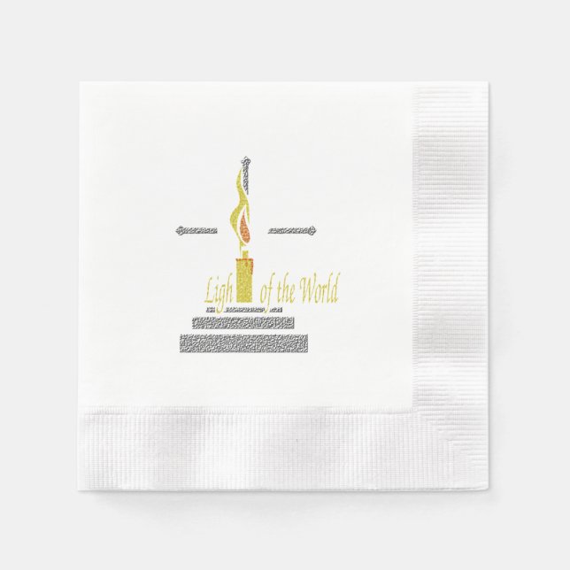 Light of the World Napkins (Front)