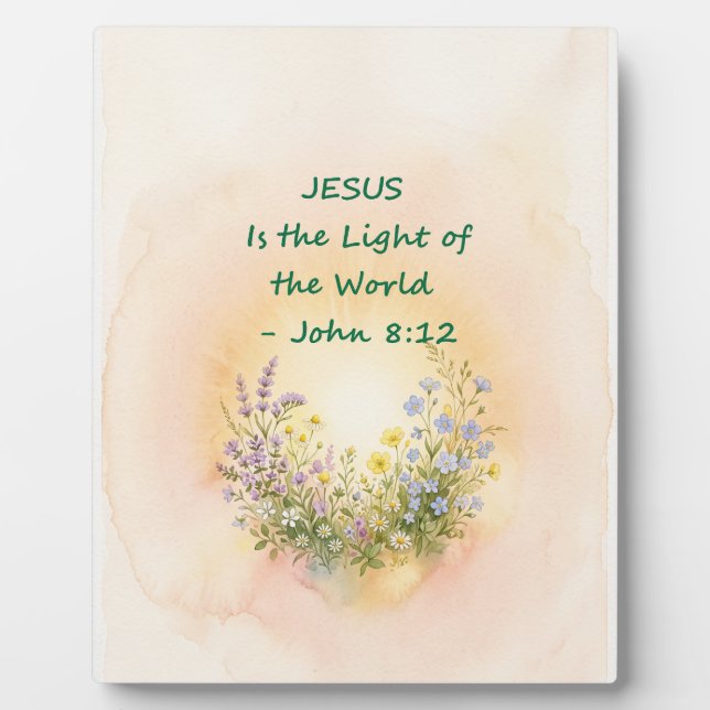 Light of the World Plaque (Front)