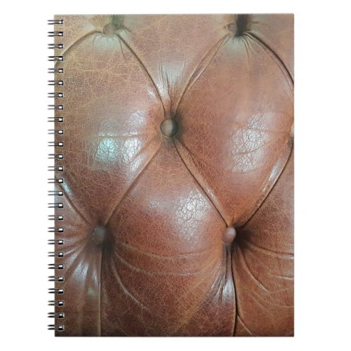 Light on brown leather sofa surface textureabstra notebook
