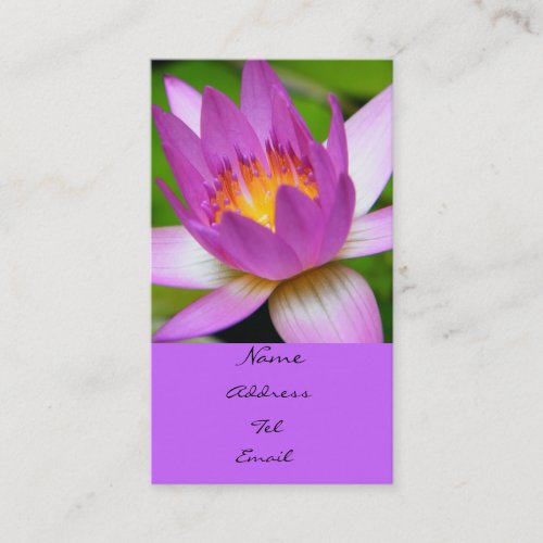 Light On Water Business Cards