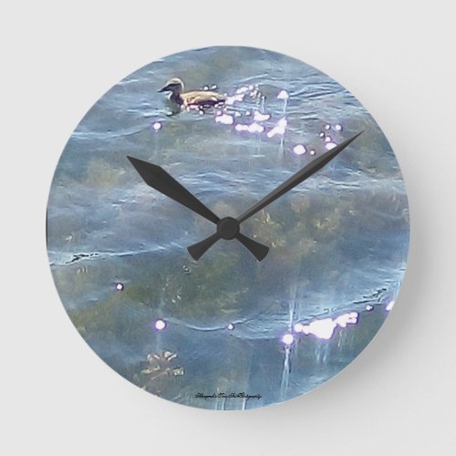 Light on Water with Duck Clock