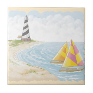 Light One Lighthouse Ceramic Tile