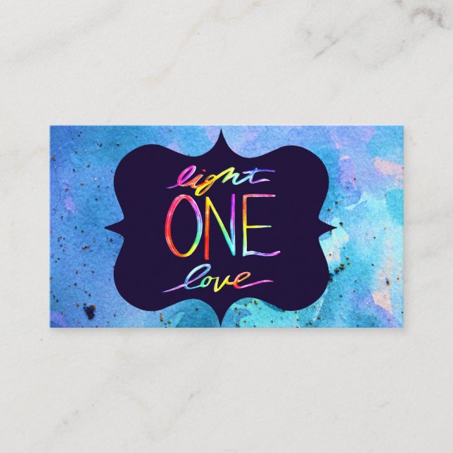 Light One Love Religious Buisness Card (Front)