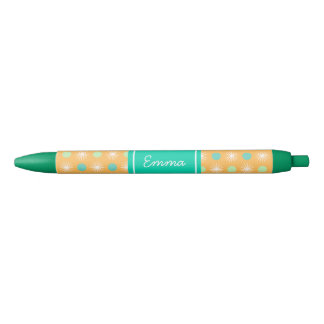Light Orange Boho Retro Pattern Pen