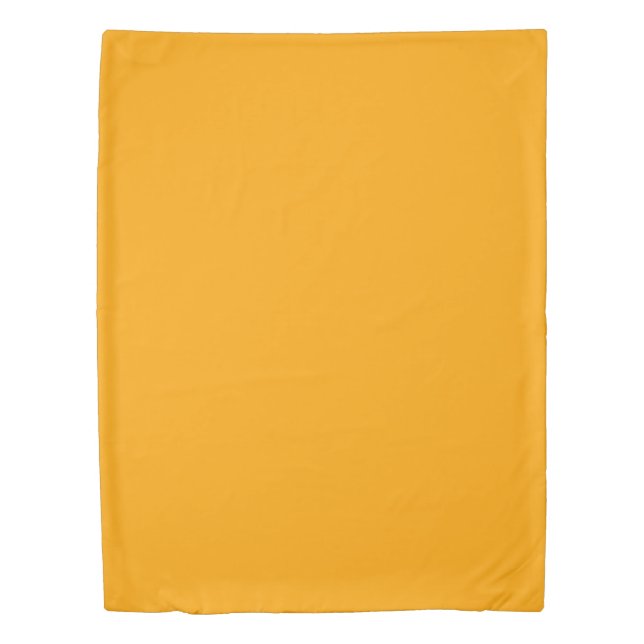 Light Orange Duvet Cover (Front)