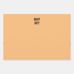 light orange heavy duty wrapping paper
