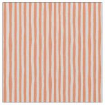 Light Orange &amp; Light Gray Wonky Stripes Fabric