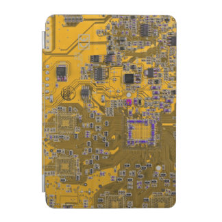 Light Orange PCB Circuit Board Design for IT Pros iPad Mini Cover