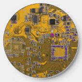 Light Orange PCB Circuit Board Design for IT Pros Wireless Charger (Front)
