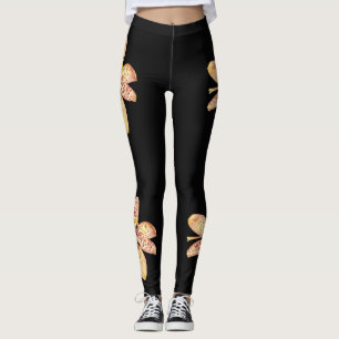 Light orange spotted Blackberry lily leggings 2