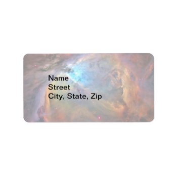Light Orion Nebula Space Galaxy  Zgos  Address Label by galaxyofstars at Zazzle