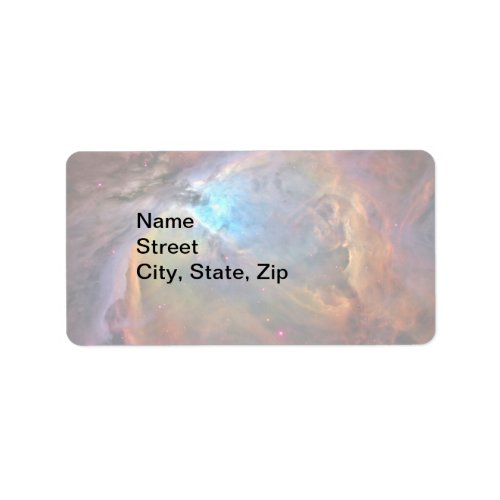 Light Orion Nebula Space Galaxy ZGOS Address Label