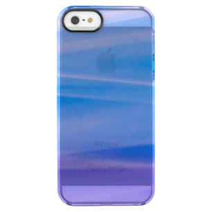 Light painting abstract color trails clear iPhone SE/5/5s case