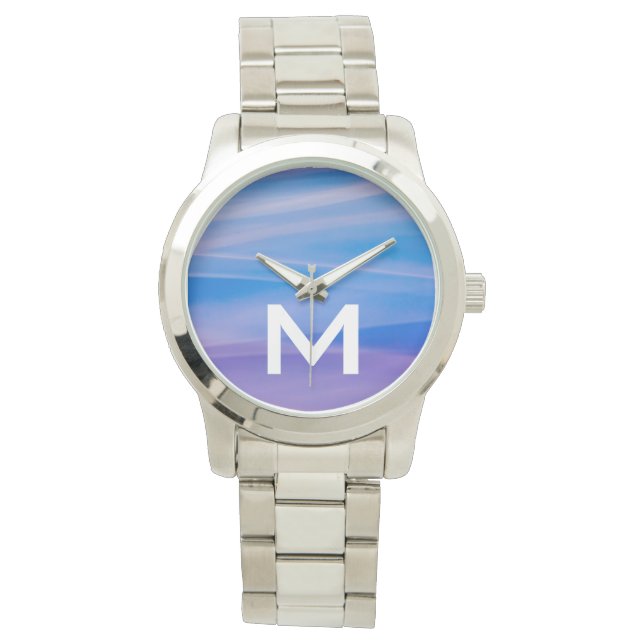 Light painting abstract color trails watch (Front)