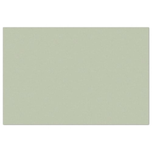 Light Pale Sage Green Elegant Neutral Solid Color Tissue Paper