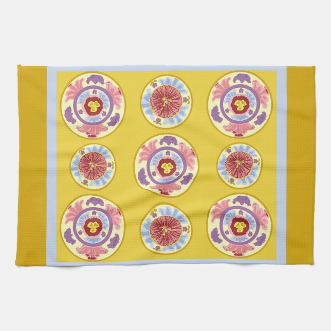 Light Passion Pattern Kitchen Towel (Horizontal)