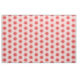 Light Passion Pink Floral Medallion Plate Fabric