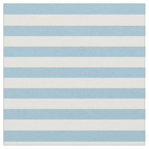 Light Pastel Blue & White Striped Fabric