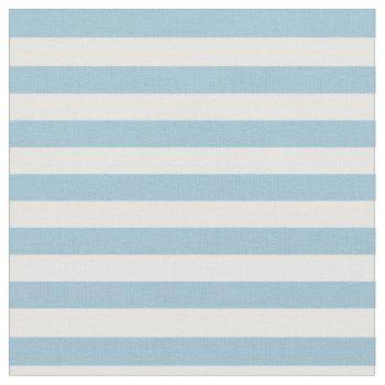 Light Pastel Blue & White Striped Fabric by StripyStripes at Zazzle