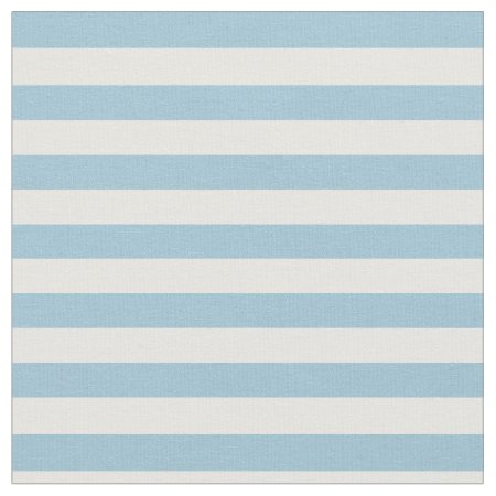 Light Pastel Blue & White Striped Fabric