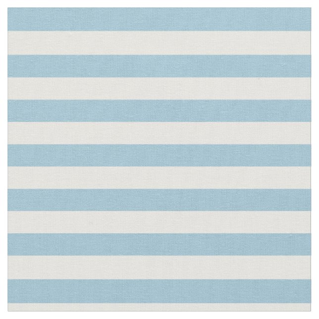 Light Pastel Blue & White Striped Fabric (Close Up)
