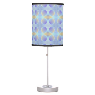 Light Pastel Bubbles Pattern Table Lamp