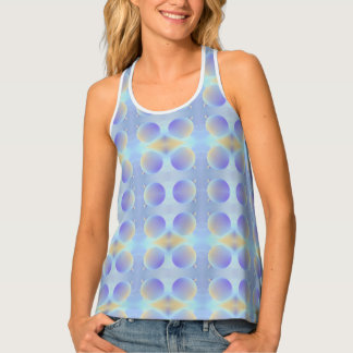 Light Pastel Bubbles Pattern Tank Top