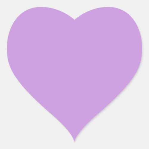 Light Pastel Lavender Heart Sticker