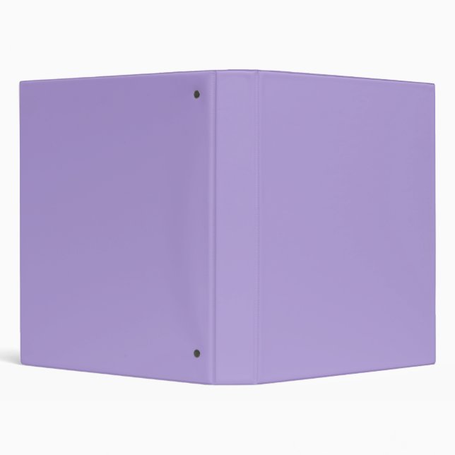 Light Pastel Purple Solid Color 3 Ring Binder (Background)