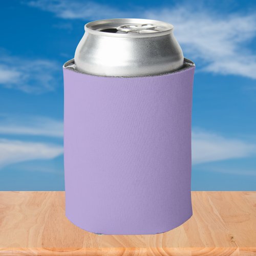 Light Pastel Purple Solid Color Can Cooler