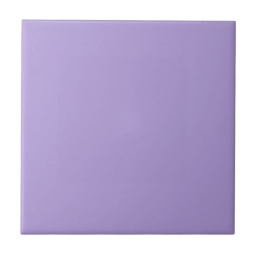 Light Pastel Purple Solid Color Ceramic Tile