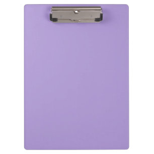 Light Pastel Purple Solid Color Clipboard