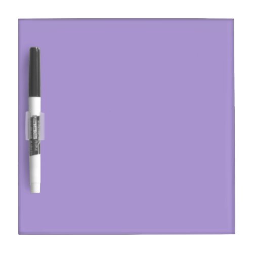 Light Pastel Purple Solid Color Dry Erase Board