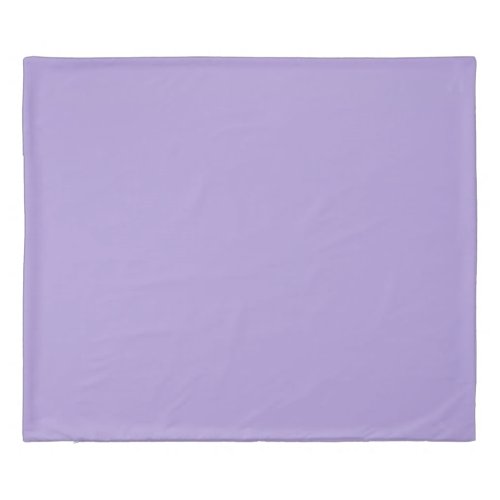 Light Pastel Purple Solid Color Duvet Cover