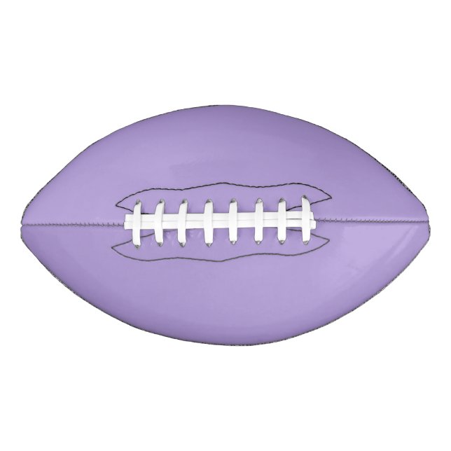 Light Pastel Purple Solid Color Football (Front)