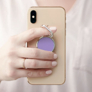 Light Pastel Purple Solid Color Phone Ring Stand