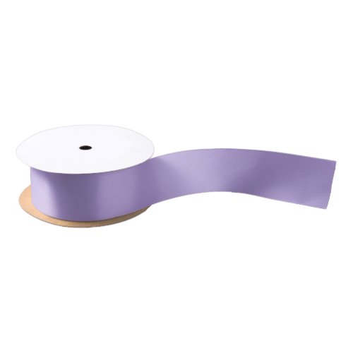 Light Pastel Purple Solid Color Satin Ribbon