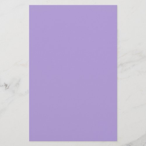 Light Pastel Purple Solid Color Stationery